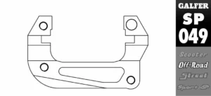 Galfer bremsekaliper-flytningsbeslag Yamaha YZ85 2003-...