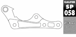 Galfer bremsekaliper-flytningsbeslag KTM 2004-2024