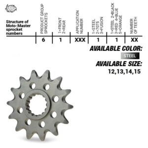 Moto-Master fortandhjul 13T KXF