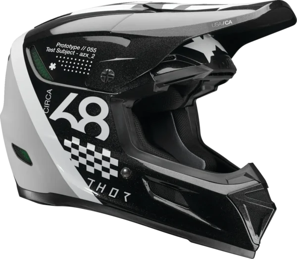 Thor Reflex Sport Riot MIPS hjelm - Sort/Hvid