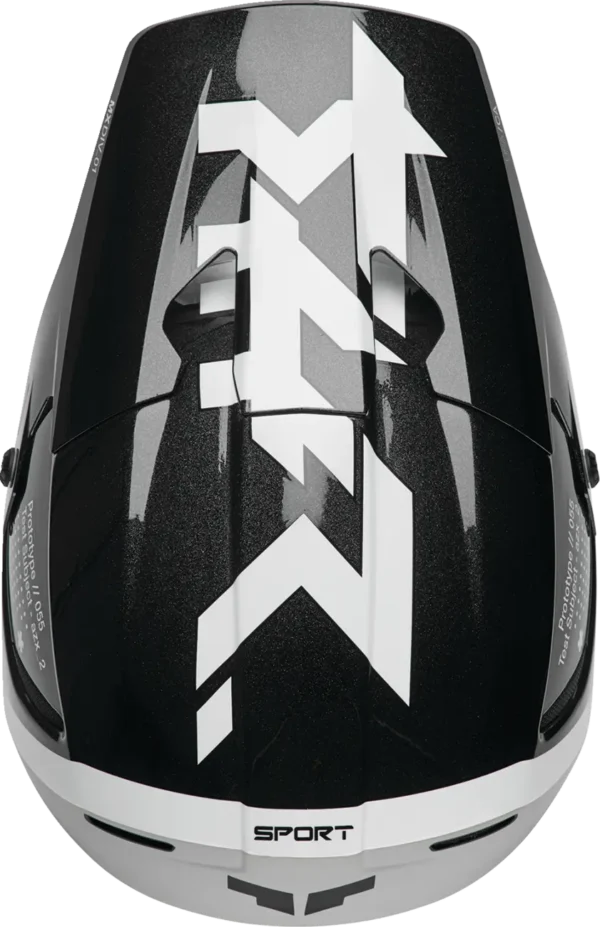 Thor Reflex Sport Riot MIPS hjelm - Sort/Hvid - Image 4