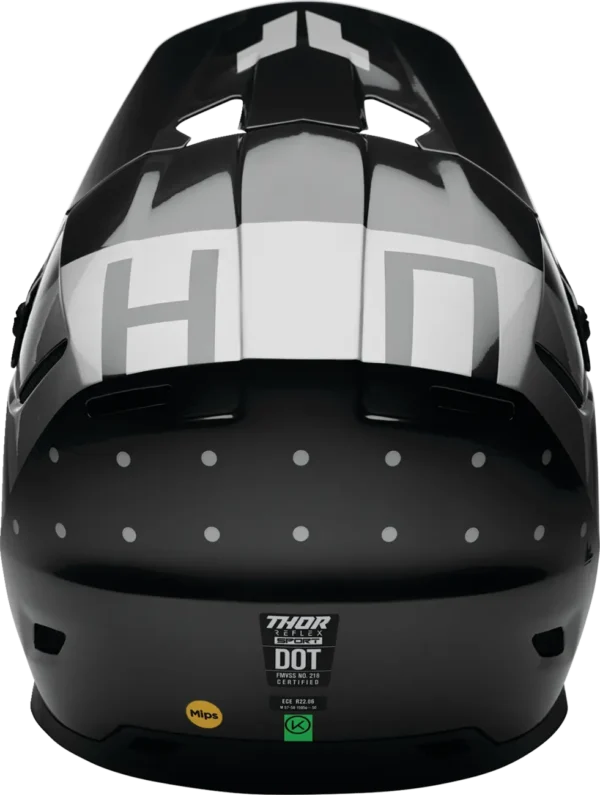 Thor Reflex Sport Rogue MIPS hjelm - Charcoal/Silver - Image 3