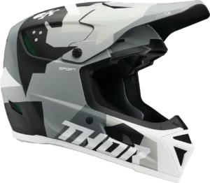 Thor Reflex Sport Carbon Brave MIPS hjelm - Grå/Hvid