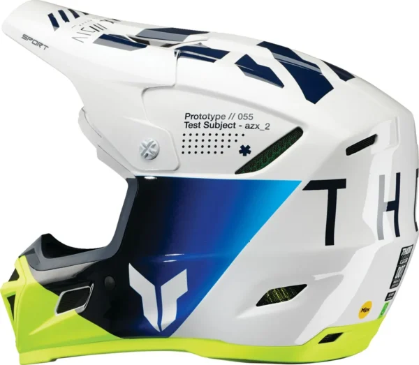 Thor Reflex Sport Strike MIPS hjelm - Navy/Acid - Image 2