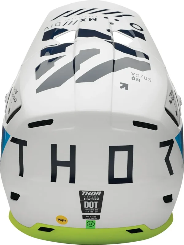 Thor Reflex Sport Strike MIPS hjelm - Navy/Acid - Image 3