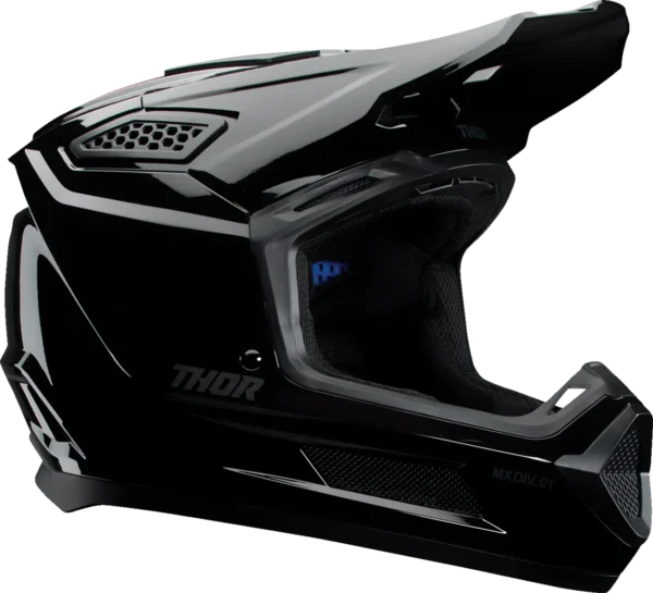 Thor Fleet Blackout hjelm - Blackout gloss