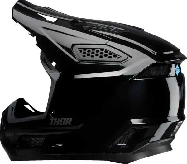 Thor Fleet Blackout hjelm - Blackout gloss - Image 3
