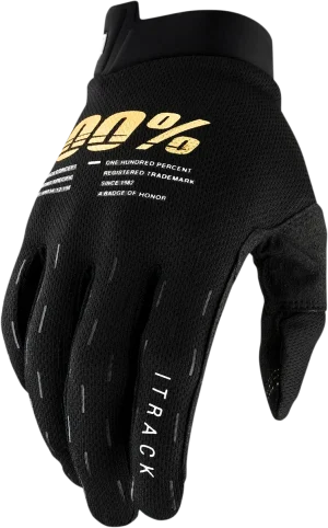 100 % Youth iTrack-handsker – Sort