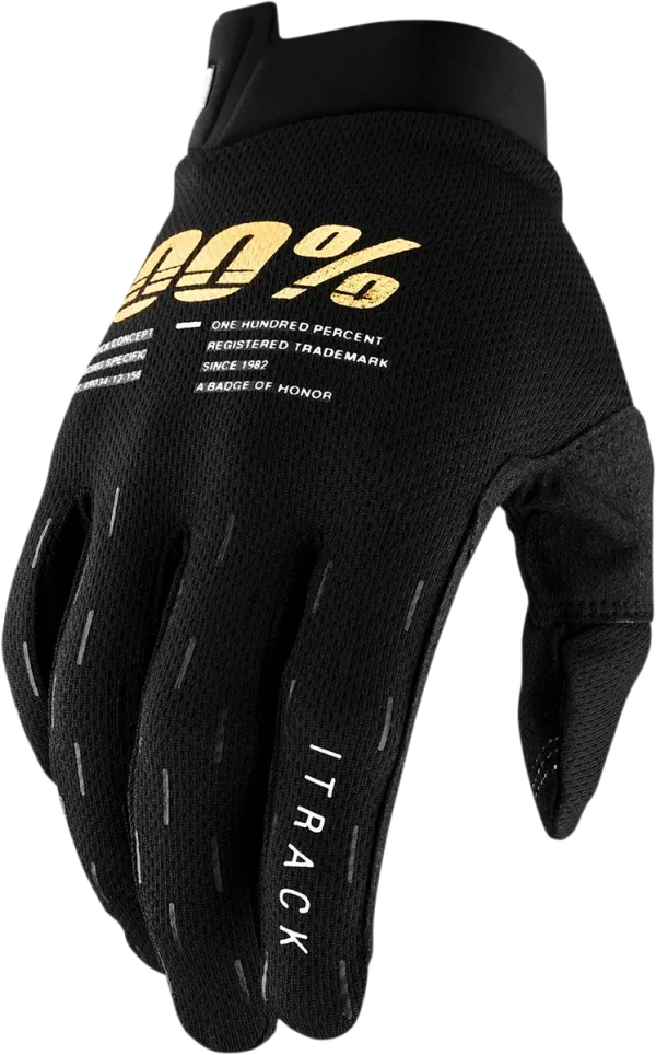100 % Youth iTrack-handsker – Sort