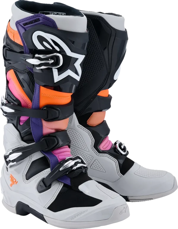 Alpinestars Tech 7 støvler - Sort/grå/orange