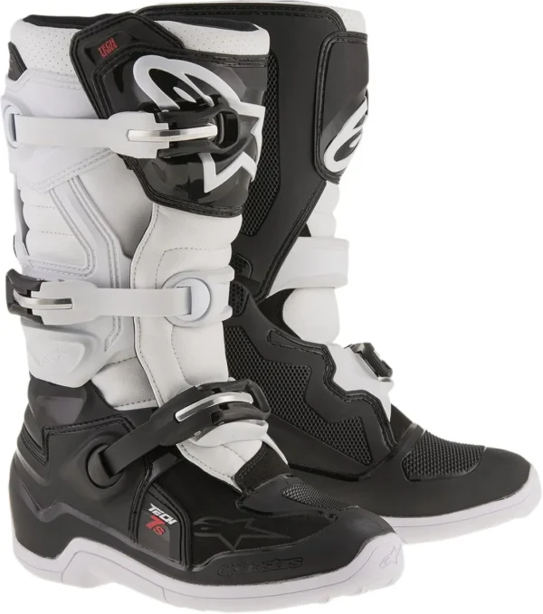 Alpinestars Youth Tech 7S støvler - Sort/Hvid