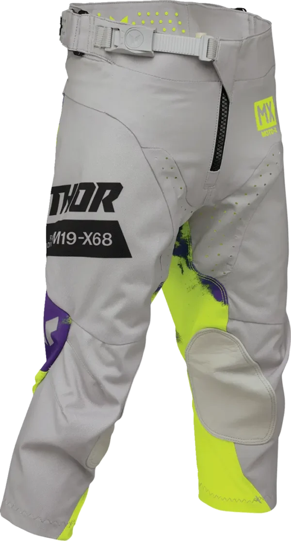 Thor Youth Launchmode Bleach Pants - Grå/Acid - Image 3
