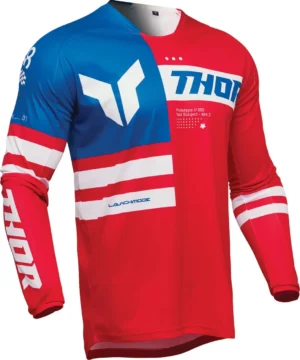 Thor Launchmode Patriot Jersey - Rød/Hvid/Blå