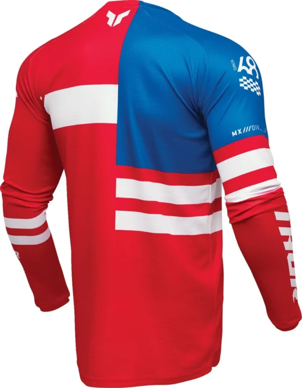 Thor Launchmode Patriot Jersey - Rød/Hvid/Blå - Image 2