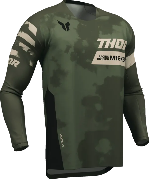 Thor Launchmode Bleach Jersey - Sort/Cammo