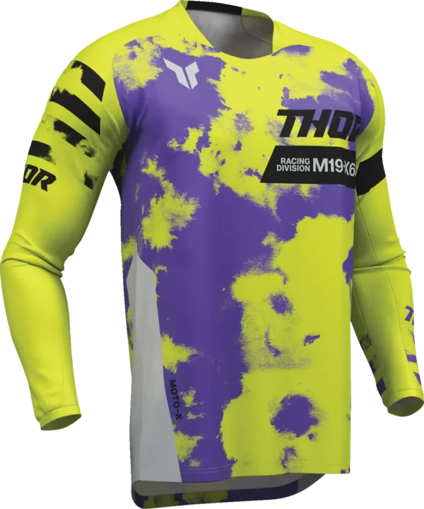 Thor Launchmode Bleach Jersey - Grå/Acid