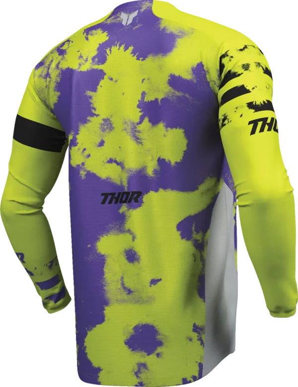 Thor Launchmode Bleach Jersey - Grå/Acid - Image 6