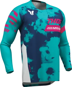 Thor Launchmode Bleach Jersey - Hvid/Aqua