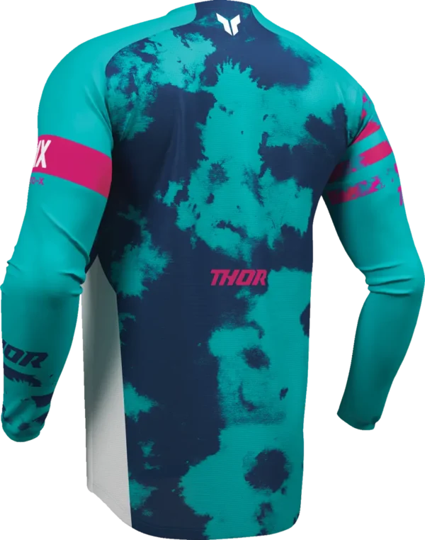 Thor Launchmode Bleach Jersey - Hvid/Aqua - Image 2