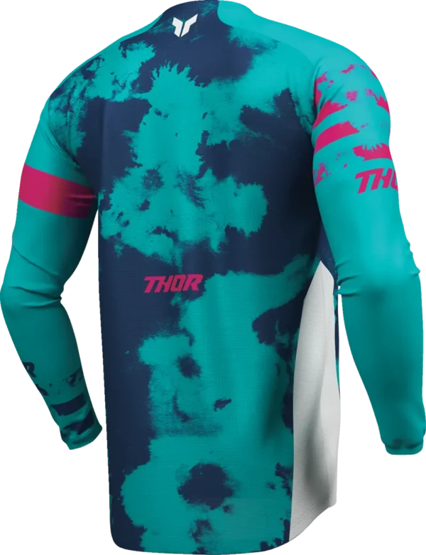Thor Launchmode Bleach Jersey - Hvid/Aqua - Image 4