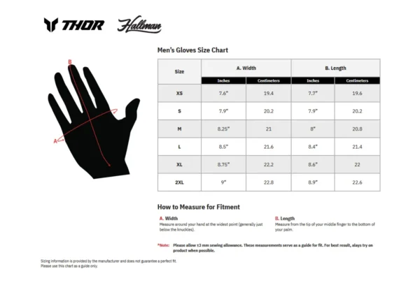 Thor Sportmode Iconic Handsker - Rød - Image 5