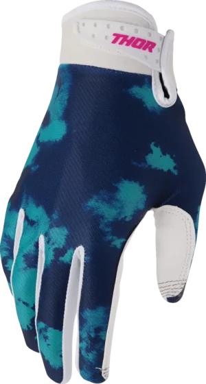 Thor Launchmode Bleach handsker - Hvid/Aqua