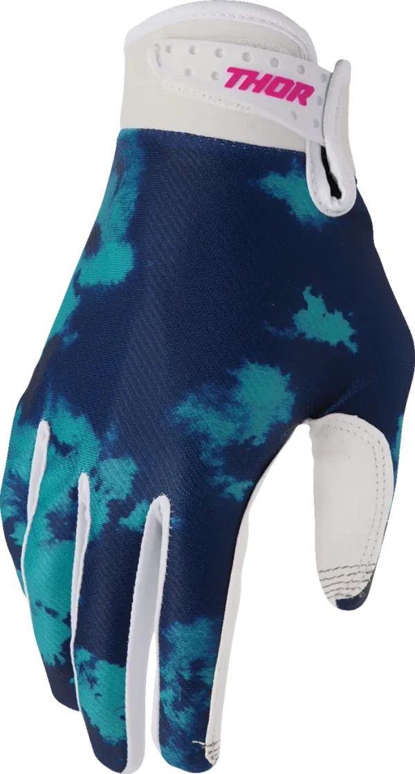 Thor Launchmode Bleach handsker - Hvid/Aqua