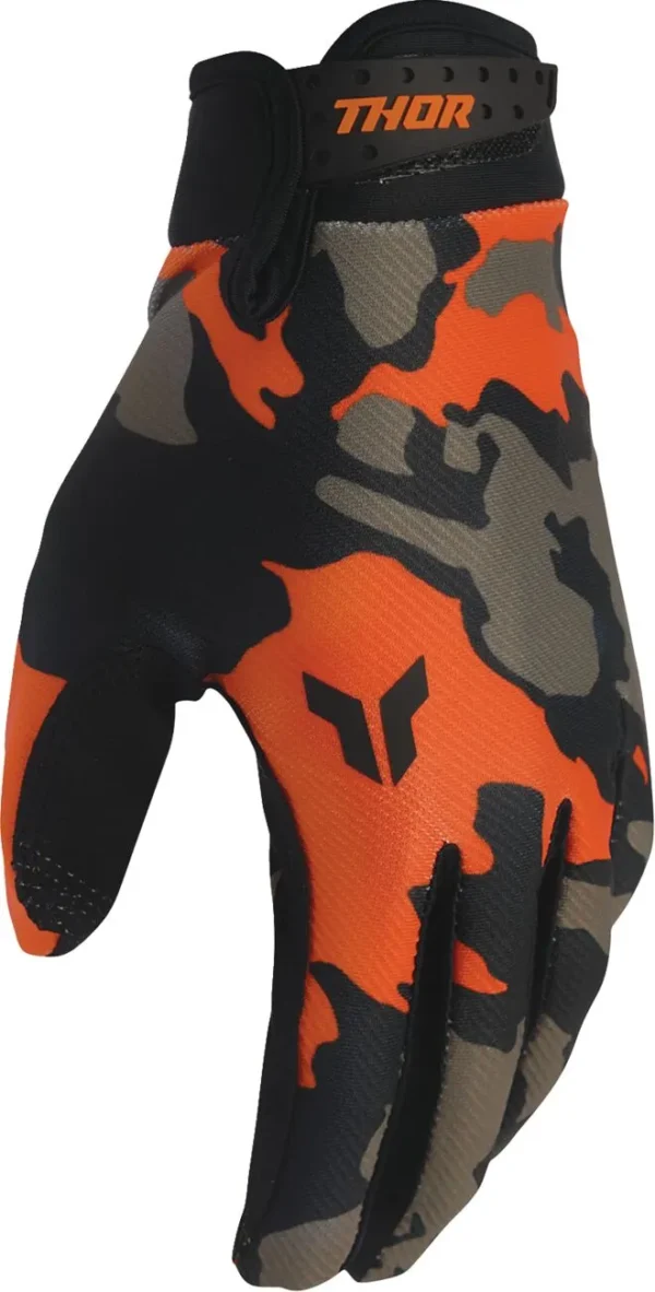 Thor Launchmode Hunter-handsker – orange/sort - Image 4