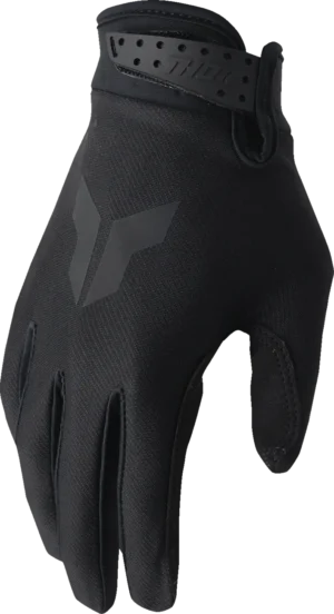 Thor Youth LAUNCHMODE Split Gloves - Sort