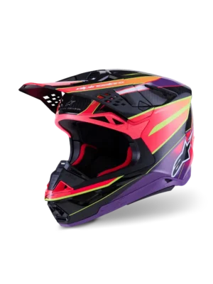 Alpinestars SM10 Era MIPS hjelm - Pink/Lilla/Gul