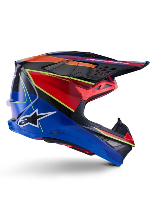 Alpinestars SM10 Era MIPS hjelm - Blå/Rød/Gul - Image 5
