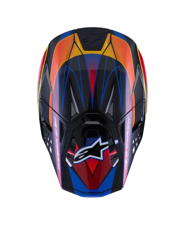 Alpinestars SM10 Era MIPS hjelm - Blå/Rød/Gul - Image 6