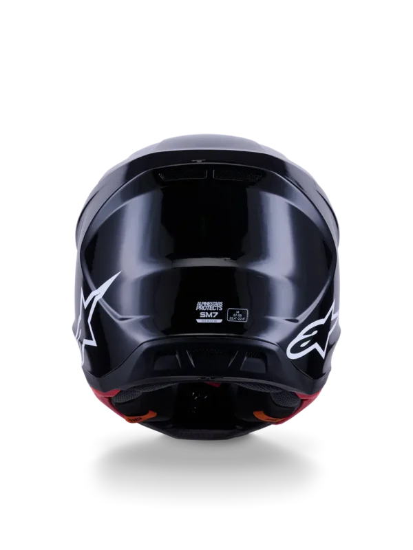 Alpinestars SM7 hjelm - Sort blank - Image 4