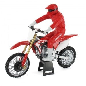 Honda CRF 450R 1:12 legetøjscrosser med kører