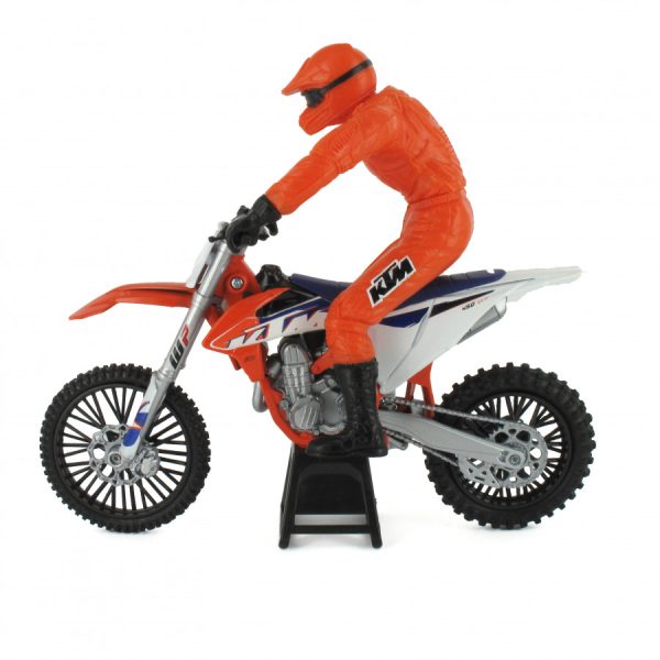 KTM 450 SX-F 1:12 legetøjscrosser med kører - Image 2