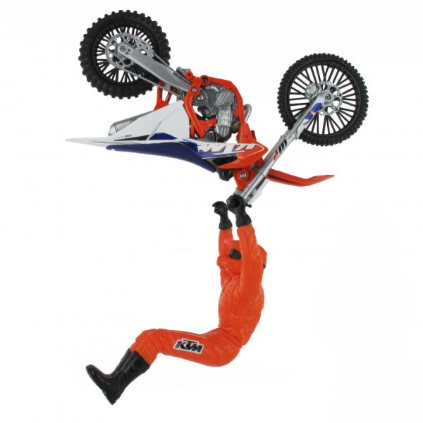 KTM 450 SX-F 1:12 legetøjscrosser med kører - Image 3