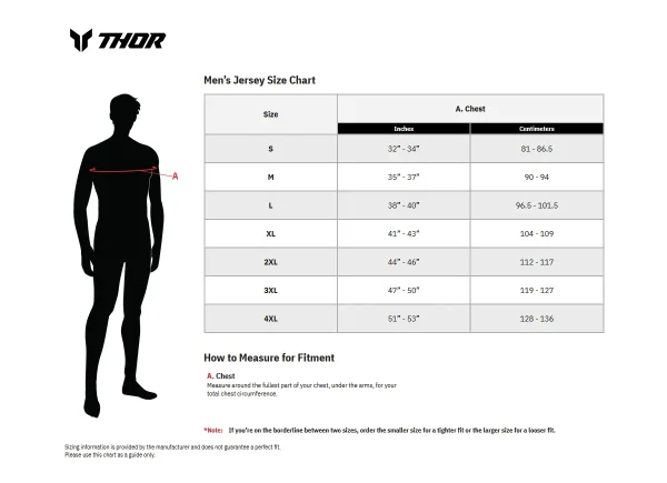 Thor Sportmode League Jersey Charcoal/White - Image 7