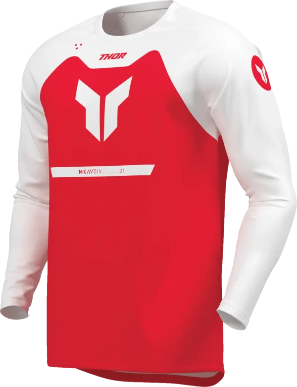Thor Ridemode Menace Jersey - Red/White - Image 3