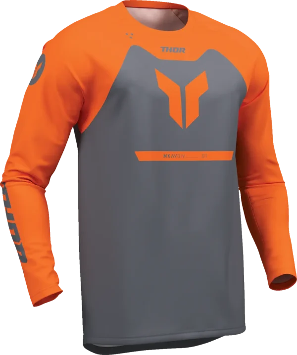 Thor Ridemode Menace Jersey - Grey/Orange
