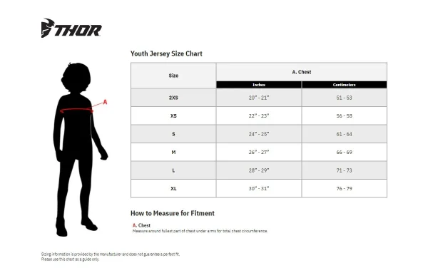 Thor Youth Sportmode Synth Jersey - Blue - Image 8