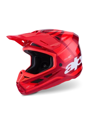 Alpinestars SM7 Core Helmet - Gloss Red