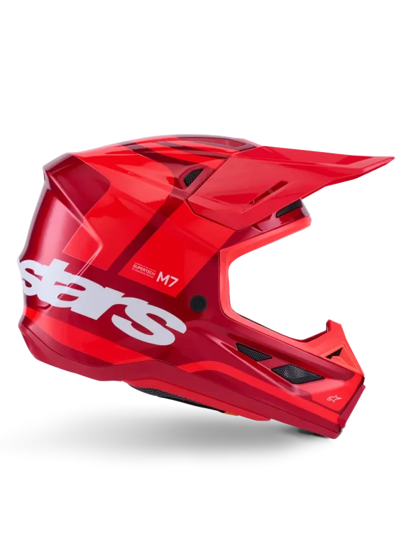 Alpinestars SM7 Core Helmet - Gloss Red - Image 5