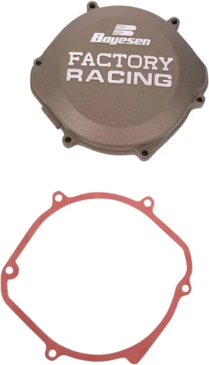 Boyesen Factory koblingsdæksel - Magnesium finish CR250/500